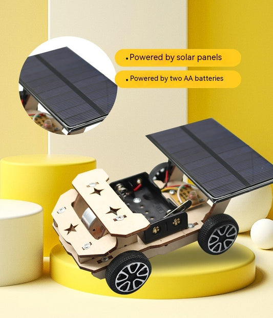 Student Technology Small Production Solar Wireless Remote Control Car Experiment Small Invention Science Education