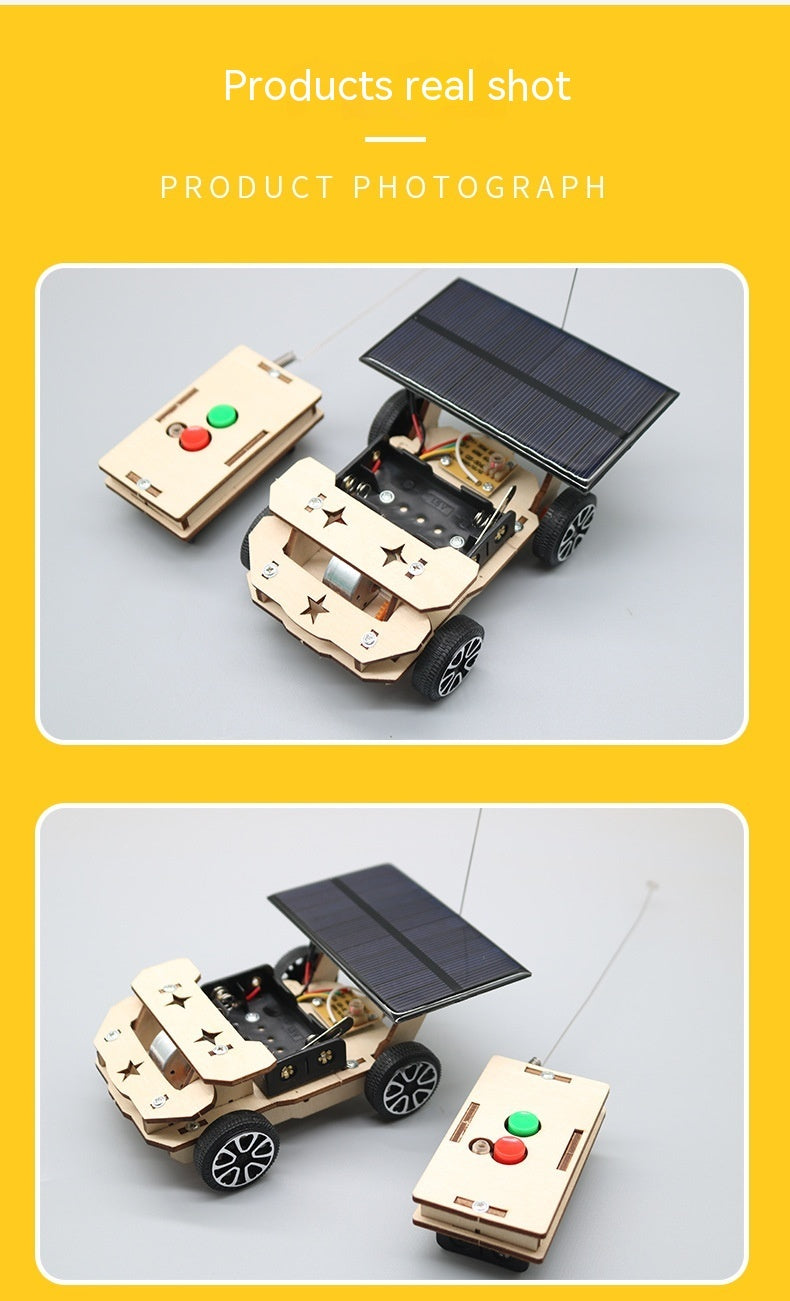 Student Technology Small Production Solar Wireless Remote Control Car Experiment Small Invention Science Education