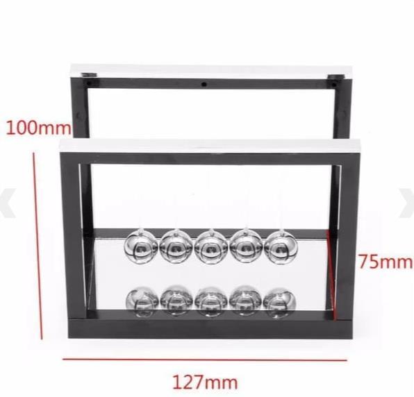 Newtons Cradle Steel Balance Ball Physics Science Pendulum Metal Craft Educational Toy Home Desk Decoration Girl Kids Toy Gift