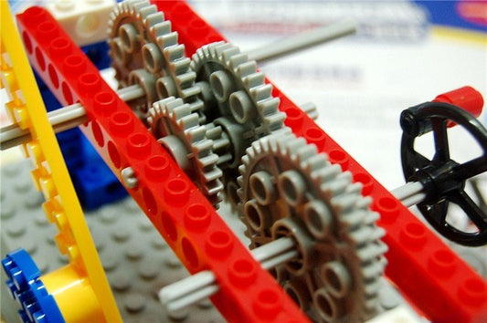 Tested Compatible With , Mechanical Gear Technic Building Blocks Engineering Children's Science Educational STEM Toys,3 IN 1