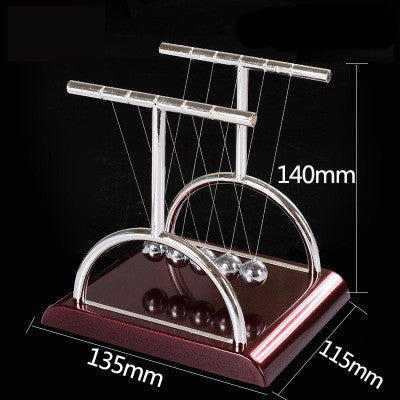 Newtons Cradle Steel Balance Ball Physics Science Pendulum Metal Craft Educational Toy Home Desk Decoration Girl Kids Toy Gift