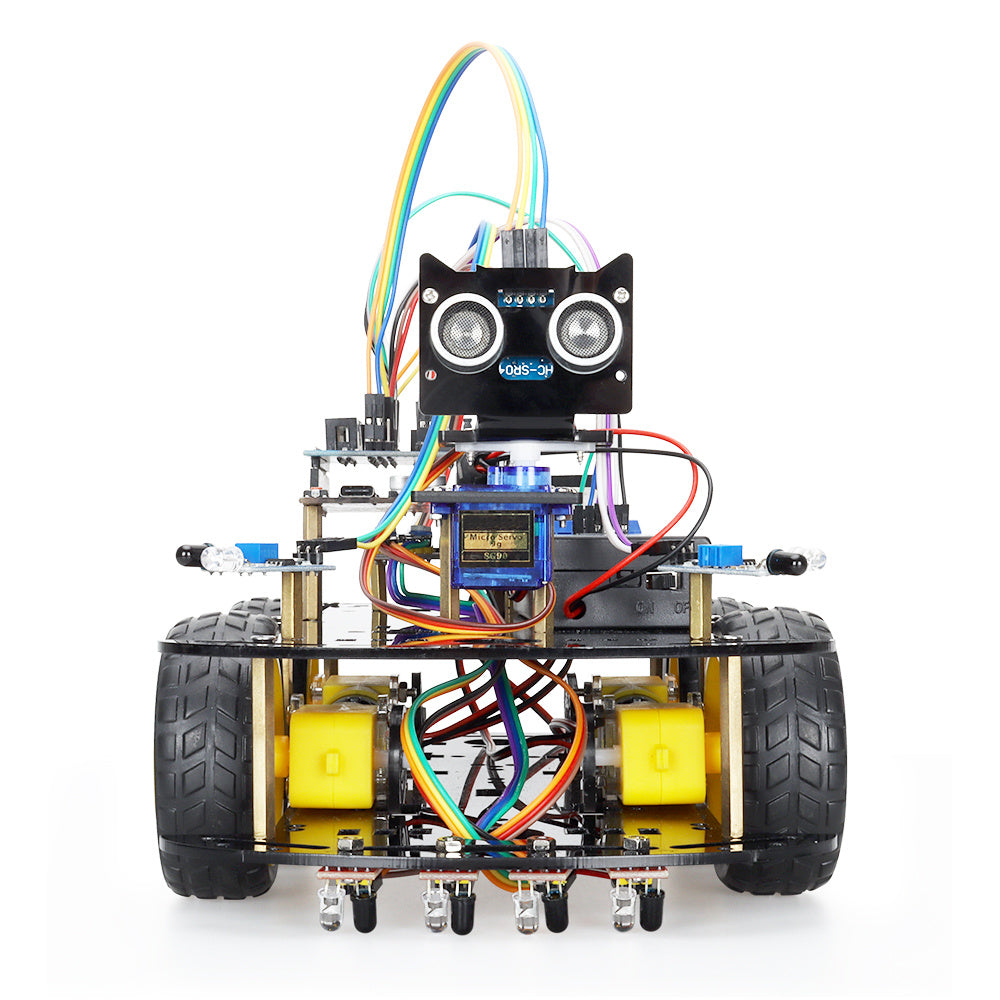 Ultrasonic Obstacle Avoidance Intelligent Car Toy