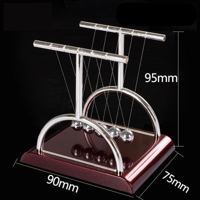 Newtons Cradle Steel Balance Ball Physics Science Pendulum Metal Craft Educational Toy Home Desk Decoration Girl Kids Toy Gift