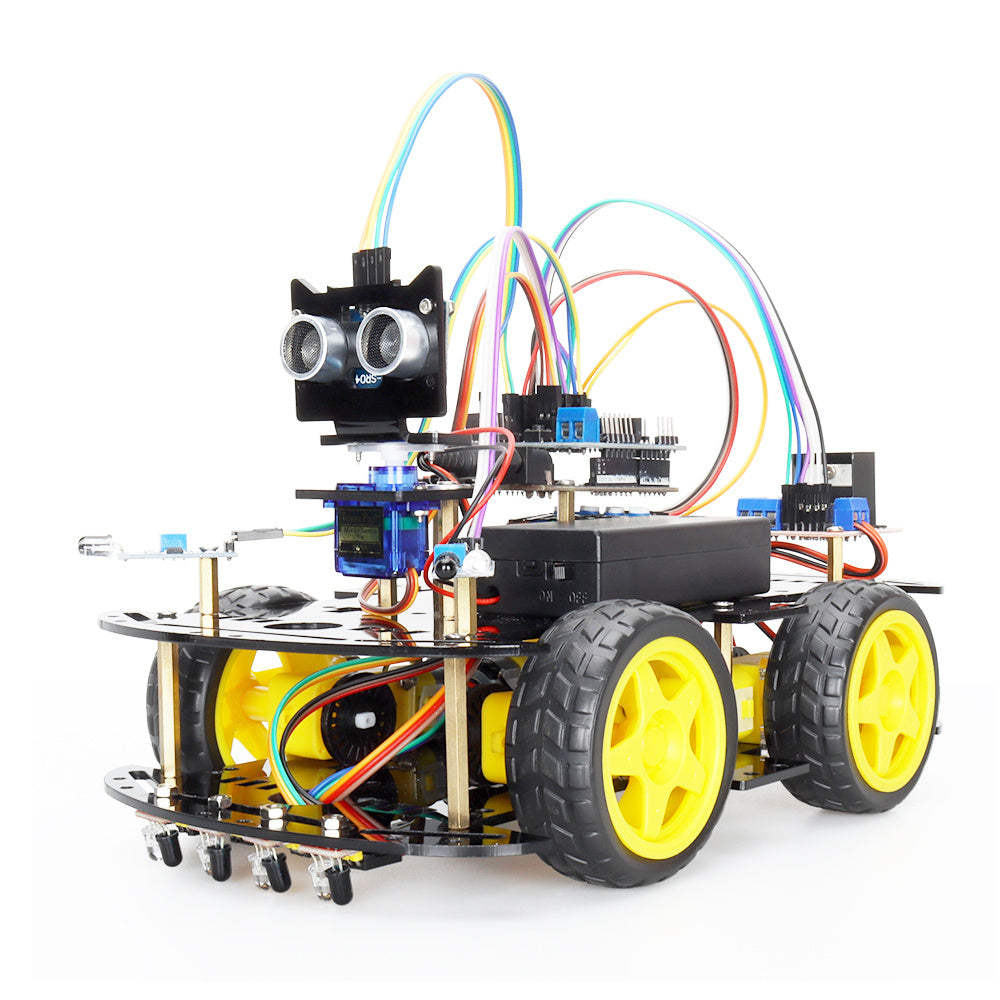 Ultrasonic Obstacle Avoidance Intelligent Car Toy