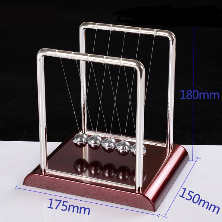 Newtons Cradle Steel Balance Ball Physics Science Pendulum Metal Craft Educational Toy Home Desk Decoration Girl Kids Toy Gift
