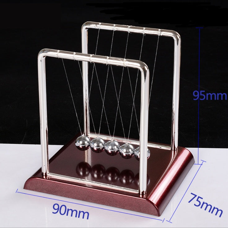 Newtons Cradle Steel Balance Ball Physics Science Pendulum Metal Craft Educational Toy Home Desk Decoration Girl Kids Toy Gift