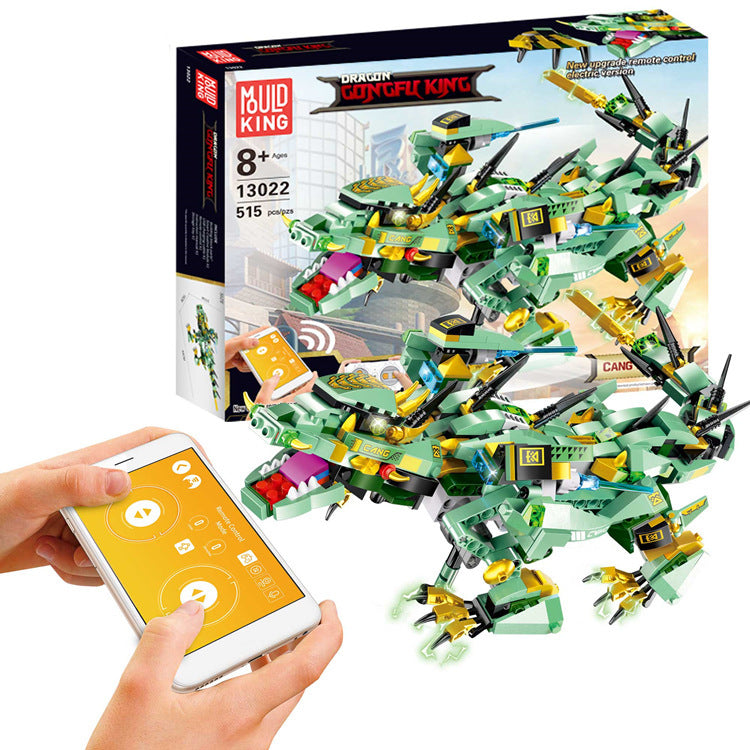 Intelligent Remote Control Assembled Building Block Toy Puzzle
