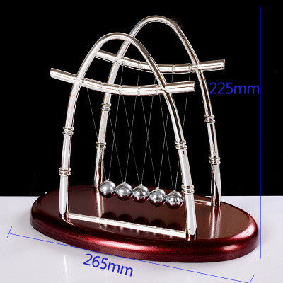 Newtons Cradle Steel Balance Ball Physics Science Pendulum Metal Craft Educational Toy Home Desk Decoration Girl Kids Toy Gift