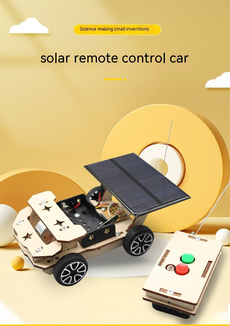 Student Technology Small Production Solar Wireless Remote Control Car Experiment Small Invention Science Education