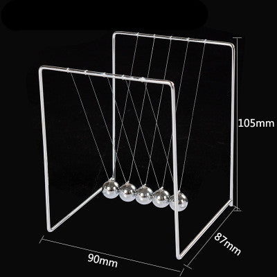 Newtons Cradle Steel Balance Ball Physics Science Pendulum Metal Craft Educational Toy Home Desk Decoration Girl Kids Toy Gift