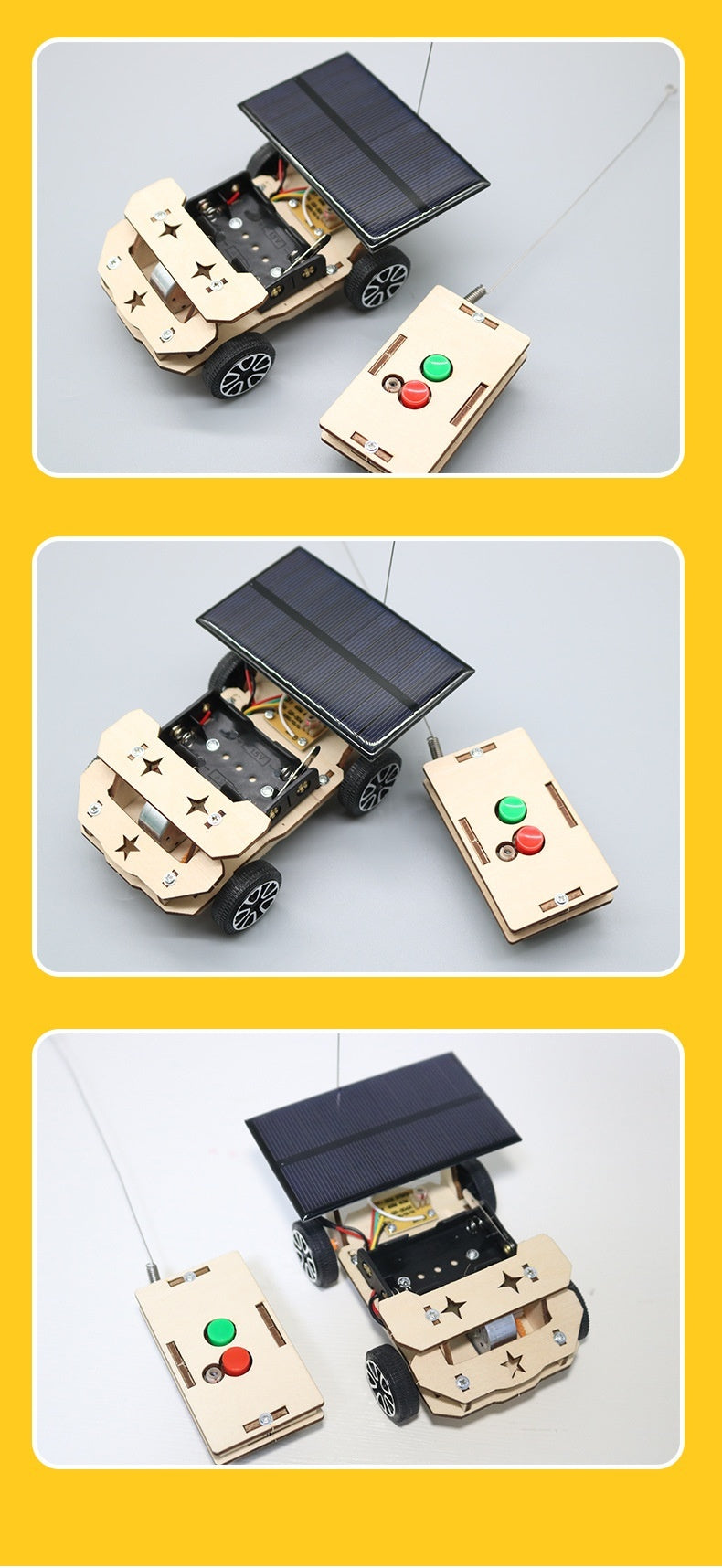 Student Technology Small Production Solar Wireless Remote Control Car Experiment Small Invention Science Education