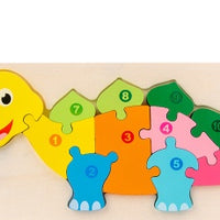 Children's Cartoon Number Animal Puzzle