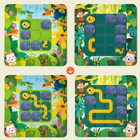 Puzzle thinking Jiugongge parent-child board game toys