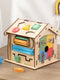 Children's Multi-functional Busy House Educational Building Blocks Toy
