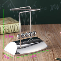Newtons Cradle Steel Balance Ball Physics Science Pendulum Metal Craft Educational Toy Home Desk Decoration Girl Kids Toy Gift