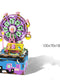 Gift Diy Hand-Assembled Cottage Music Box Ferris Wheel Rotating Music Box Model