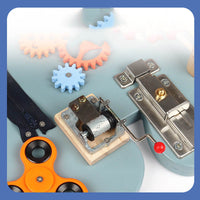 Children Bear Unlocking Busy Board Toy