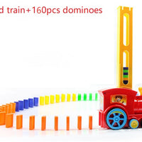 Domino dominoes electric Thomas little train blocks, Puzzle Children Toys
