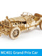 Robotime ROKR Train Model 3D Wooden Puzzle Toy Assembly Locomotive Model Building Kits for Children Kids Birthday Christmas Gift - MC401