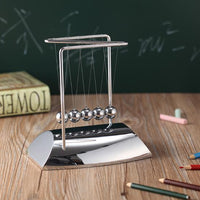 Newtons Cradle Steel Balance Ball Physics Science Pendulum Metal Craft Educational Toy Home Desk Decoration Girl Kids Toy Gift