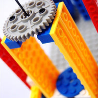 Tested Compatible With , Mechanical Gear Technic Building Blocks Engineering Children's Science Educational STEM Toys,3 IN 1