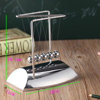 Newtons Cradle Steel Balance Ball Physics Science Pendulum Metal Craft Educational Toy Home Desk Decoration Girl Kids Toy Gift