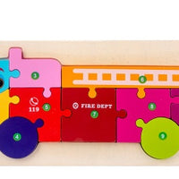 Children's Cartoon Number Animal Puzzle