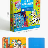 Puzzle thinking Jiugongge parent-child board game toys