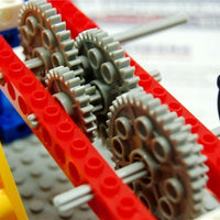 Tested Compatible With , Mechanical Gear Technic Building Blocks Engineering Children's Science Educational STEM Toys,3 IN 1