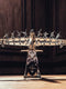 Metal mechanical model airplane assembly toy