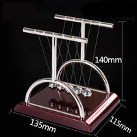 Newtons Cradle Steel Balance Ball Physics Science Pendulum Metal Craft Educational Toy Home Desk Decoration Girl Kids Toy Gift