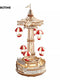 Robotime ROKR Parachute Tower DIY Music Box Moveable Magic Amusement Park For Kids Birthday Xmas Gifts 3D Wooden Puzzle