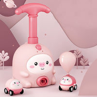 Balloon Car Toys For Babies 2 To 4 6 Years Kids Educational Air Power Balloon Car Launch Tower Montessori Toy For Children Gift