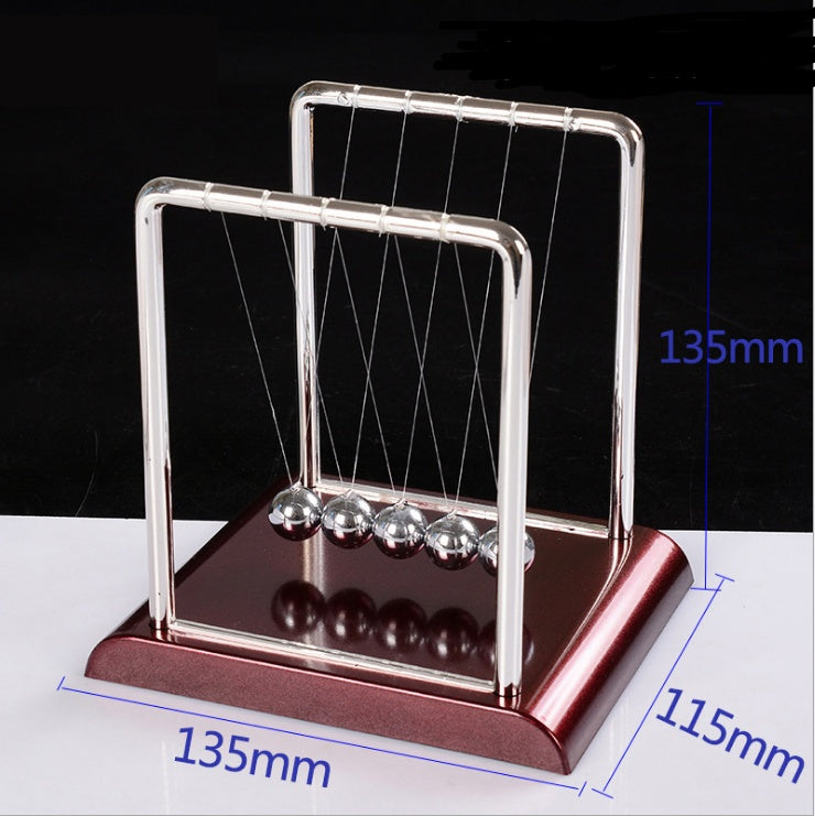 Newtons Cradle Steel Balance Ball Physics Science Pendulum Metal Craft Educational Toy Home Desk Decoration Girl Kids Toy Gift