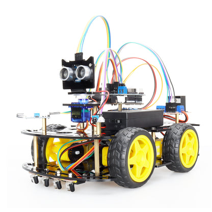 Ultrasonic Obstacle Avoidance Intelligent Car Toy