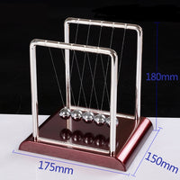 Newtons Cradle Steel Balance Ball Physics Science Pendulum Metal Craft Educational Toy Home Desk Decoration Girl Kids Toy Gift
