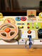Nordic Baby Wooden Steering Wheel Puzzle Toy