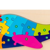 Children's Cartoon Number Animal Puzzle