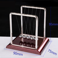 Newtons Cradle Steel Balance Ball Physics Science Pendulum Metal Craft Educational Toy Home Desk Decoration Girl Kids Toy Gift