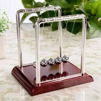 Newtons Cradle Steel Balance Ball Physics Science Pendulum Metal Craft Educational Toy Home Desk Decoration Girl Kids Toy Gift