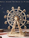 Robotime DIY Wooden Rotatable Ferris Wheel Model With Playing Music Toys For Children Birthday TGN01