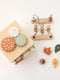 Wooden Five In One Bead Wrapped Multifunctional Treasure Chest