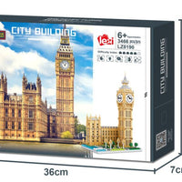 Model Big Ben Assembled Building Blocks Miniature High Difficulty Small Particle Toy