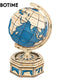 Robotime Globe Earth 567pcs 3D Wooden Puzzle Games Ocean Map Ball Assemble Model Toys Xms Gift for Children Boys Dropshipping